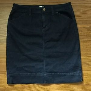 Jean pencil skirt